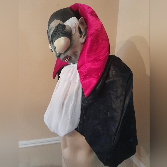 Vintage Mario Chiodo 2004 Rubber Mask Big Crazy Eyes Vampire - Picture 5 of 6